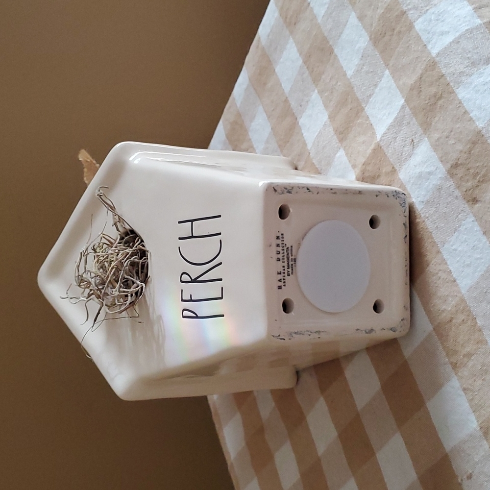 Rae Dunn Perch birdhouse - Picture 3 of 3
